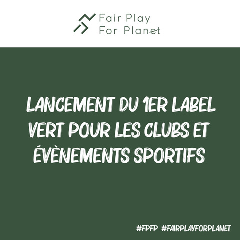 FairPlay4Planet's tweet photo. 💪 Et maintenant, au boulot avec #FairPlayForPlanet !

Le 1er label vert pour les clubs et évènements sportifs est officiellement lancé ! ♻

Merci à nos partenaires @Ecolosportfr @dicodusport @ecoathletesteam @BanquePopSud et @ClimateKIC pour leur soutien 🤝 #FPFP https://t.co/AlWfrNuaAI