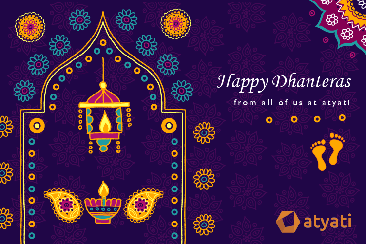 All of us at atyati would like to wish you and your family a very happy #Dhanteras.