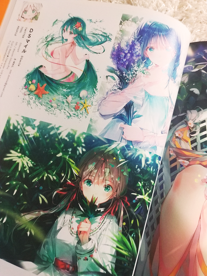 「pixiv監修の「VISIONS2021」見本誌いただきました!11月13日発売」|DSマイルのイラスト