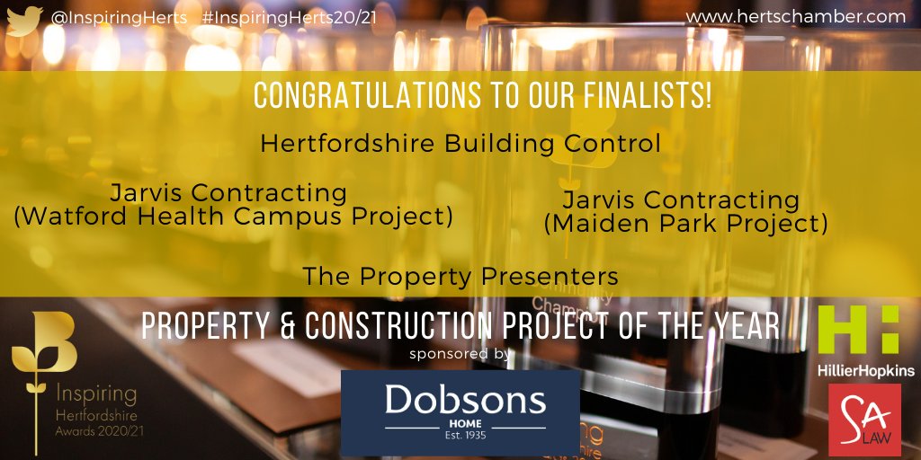 InspiringHerts's tweet photo. Congratulations to our #InspiringHerts20/21 #PropertyandConstruction project finalists!
@HertsBuildCtrl
@JarvisGroup
and The Property Presenters
Thank you @Dobsons_Herts for sponsoring
We hope to see you all at @wbtourlondon in June! https://t.co/mVhG3Zmns6 https://t.co/t7YULNeKOa