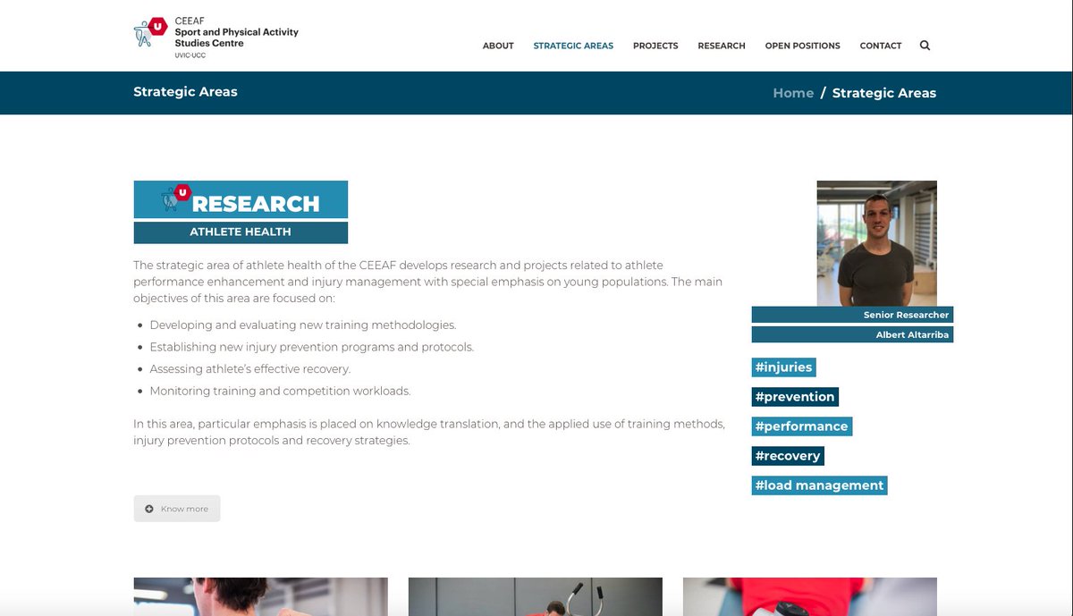 📌📌📌 From now on you can find our new website 🌐🌐🌐 at: ceeaf.cat 😀😀😀 All the information about our centre, researchers, projects, and publications just a few clicks away 🖱️ #research #knowledgetranslation #sportscience