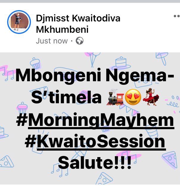 kwaitodiva's tweet photo. Thambo Lami Le Kentucky π₯°ππ₯°
#MorningMayHem
#KwaitoSession
Salute!!! https://t.co/WaGu8PGpz9