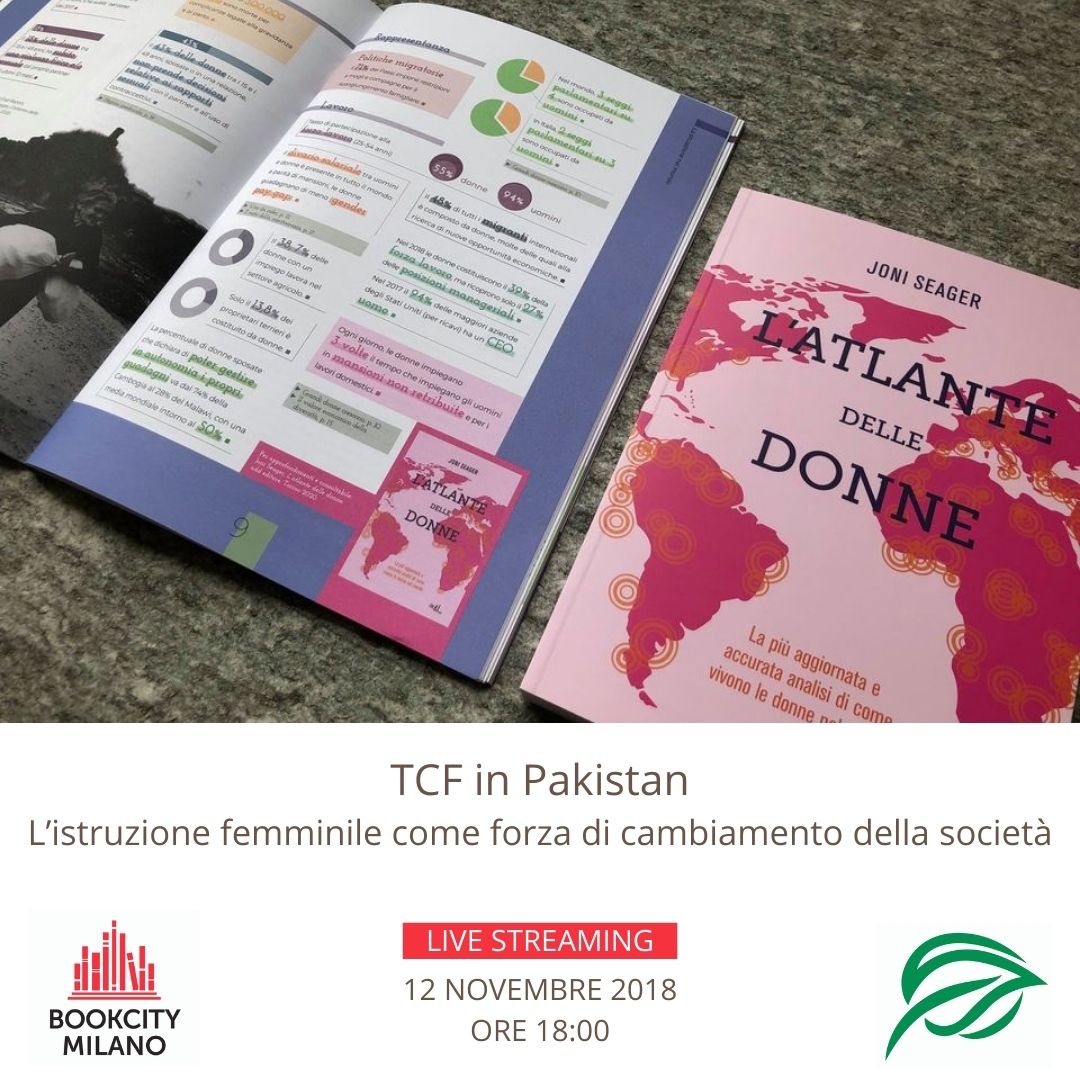 FriendsTCFItaly's tweet photo. È il giorno dell'evento "L’istruzione femminile come forza di cambiamento nella società" con @add_editore, @LaStatale e @florenciafacose a @BOOKCITYMILANO. Ti aspettiamo! https://t.co/t37kmllAGl #TCF #TCFItalia #IFTCF #Pakistan #nonprofit #istruzione #cambiamentopositivo @tcfpak https://t.co/aSsdBrkim6