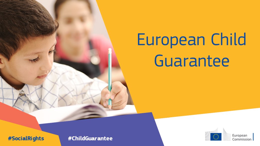 NicolasSchmitEU's tweet photo. Nearly one-quarter of Europe’s children remain at risk of poverty or social exclusion. We must act. Together with @UNICEF_EU we are launching the 3rd phase of the Preparatory Action in 🇧🇬 🇭🇷 🇩🇪 🇬🇷 🇮🇹 🇱🇹 🇪🇸 for a #ChildGuarantee to test out ways to eradicate child poverty. https://t.co/t246tRW5NF