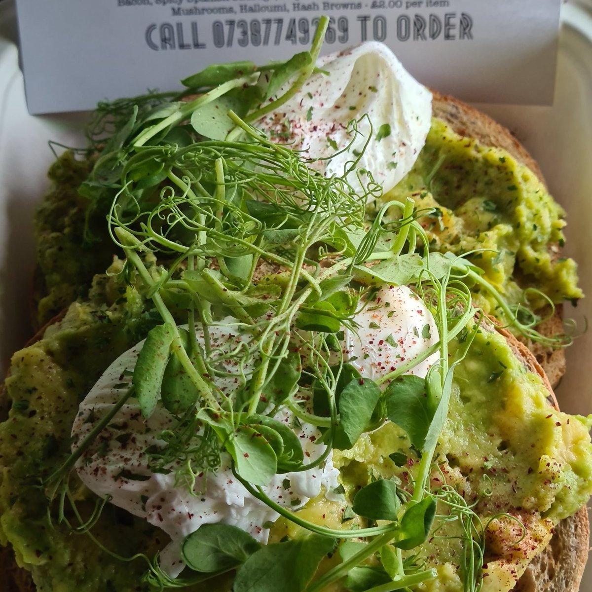 Just because its takeaway it doesn't have to be unhealthy.......

#breakfast and #brunch available to collect or to be delivered to NE25, NE26, NE27, NE29 and NE30. £2 fee applies or come and see us in at 1 Trevor Terrace 

Phone no for ordering is 07387749269