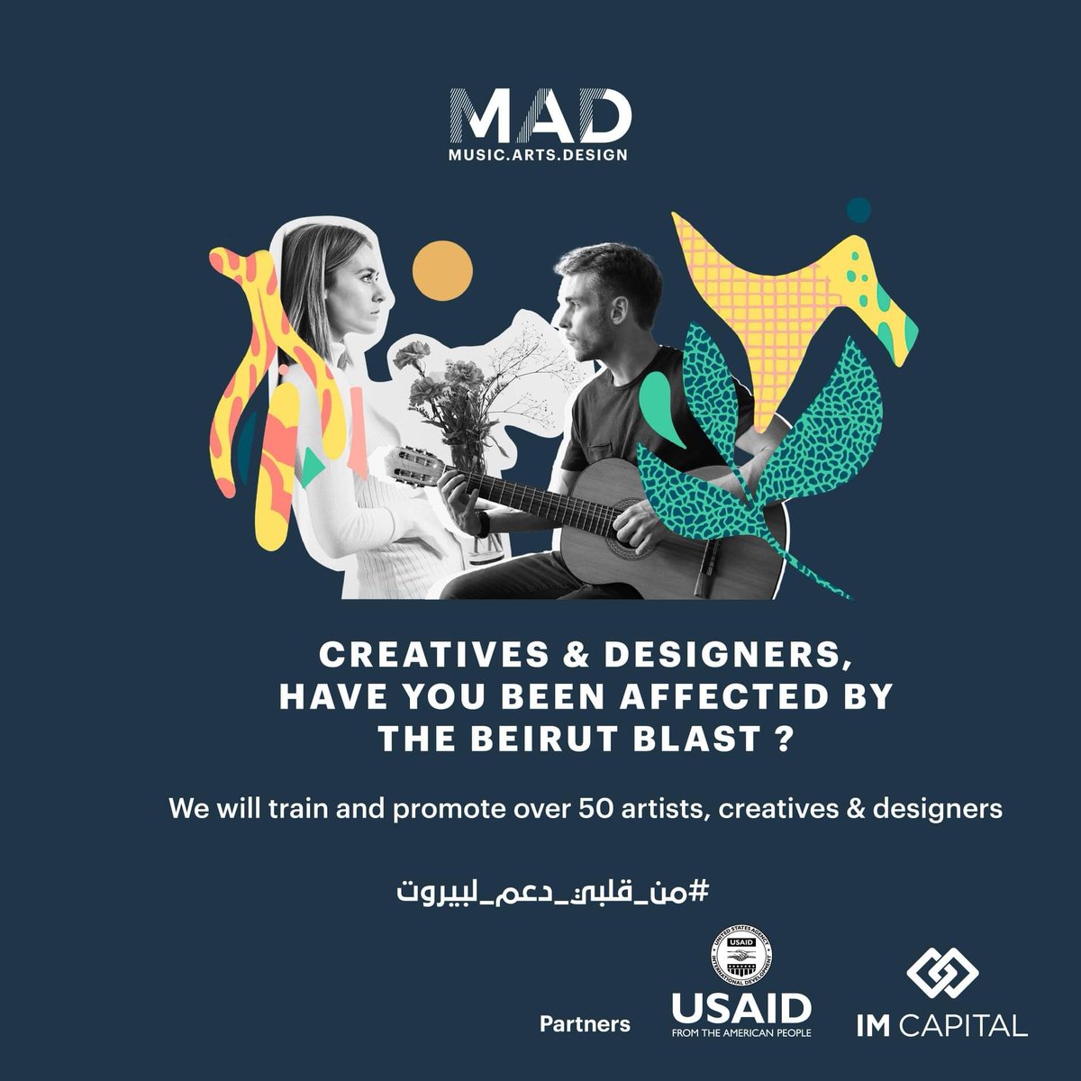 IMFndng's tweet photo. @howMADryou is supporting creatives and designers who have been affected by the #beirutexplosion through IM Capital’s #من_قلبي_دعم_لبيروت

They will train and promote over 50 artists, creatives and designers. https://t.co/J0XLnuhWeE