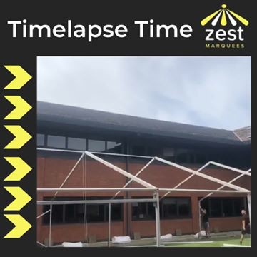 Zest_Marquees's tweet photo. Timelapse Thursday - See how quickly and officiant we are able to assemble our marquees, we will be in and out so you can continue with your day and not worry about us getting in the way.
.
.
#marquee #marqueehire #marqueehireuk #timelapse #socialdistancingsolution https://t.co/ORraRrNILa