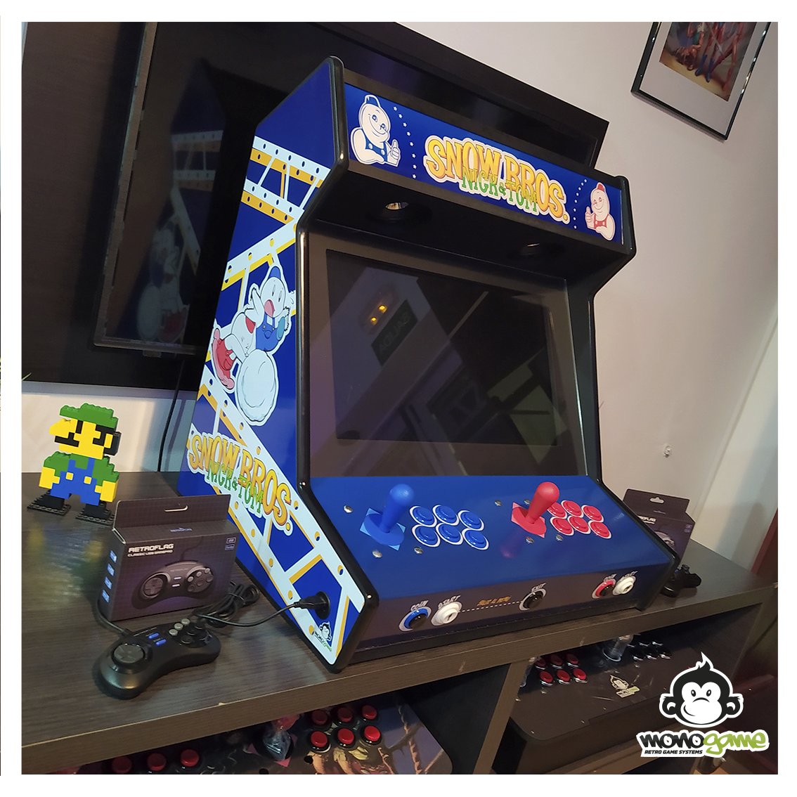 MonoGame_arcade's tweet photo. @Locomalito @MonoGame_arcade ¡Muchísimas gracias por la oportunidad compañero! En MonoGame fabricamos máquinas arcade personalizadas. Síguenos para ver nuestras novedades en Facebook e Instagram. Estamos en Calle San Isidro 5A Badajoz (Badajoz) 🥰 ¡Te atenderemos encantados! https://t.co/CkrZGRcUKm