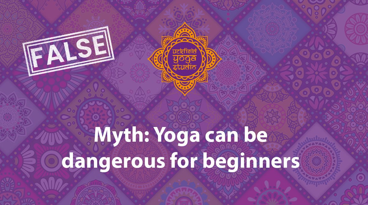 Myth 💬 
Yoga can be dangerous for beginners.

Dispelled ❌
It is important to understand the limitations of your body. #Yoga is not about pushing yourself past limits, but about listening to your body.

ow.ly/fHTb50C6VFe