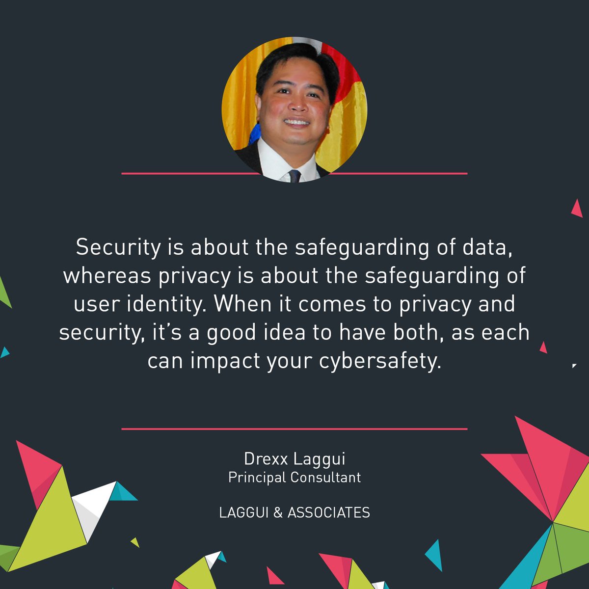 DecodePH's tweet photo. Privacy versus Security: Which Side Are You On? #DecodePH2020 @DrexxLaggui https://t.co/O4uYkJg82v