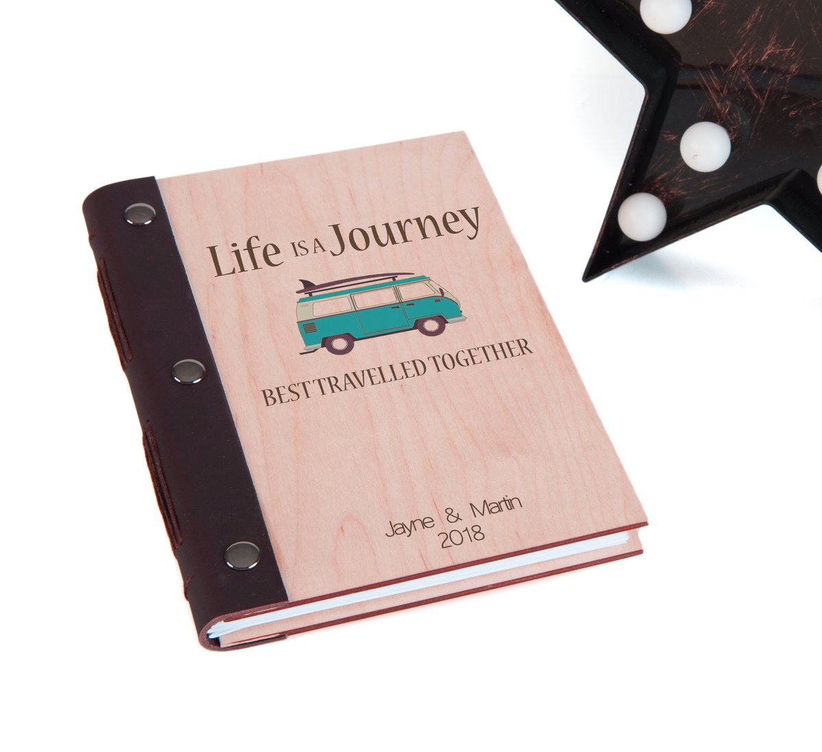 RoopDoopD's tweet photo. Couple's Travel Journal. Van Life Personalised Wooden Notebook. Great Honeymoon Gift with Camper Van. Our Adventure Book. https://t.co/ms6GiCfbNW #Etsy #ChickenPink #HoneymoonGift https://t.co/UftLHwKazd