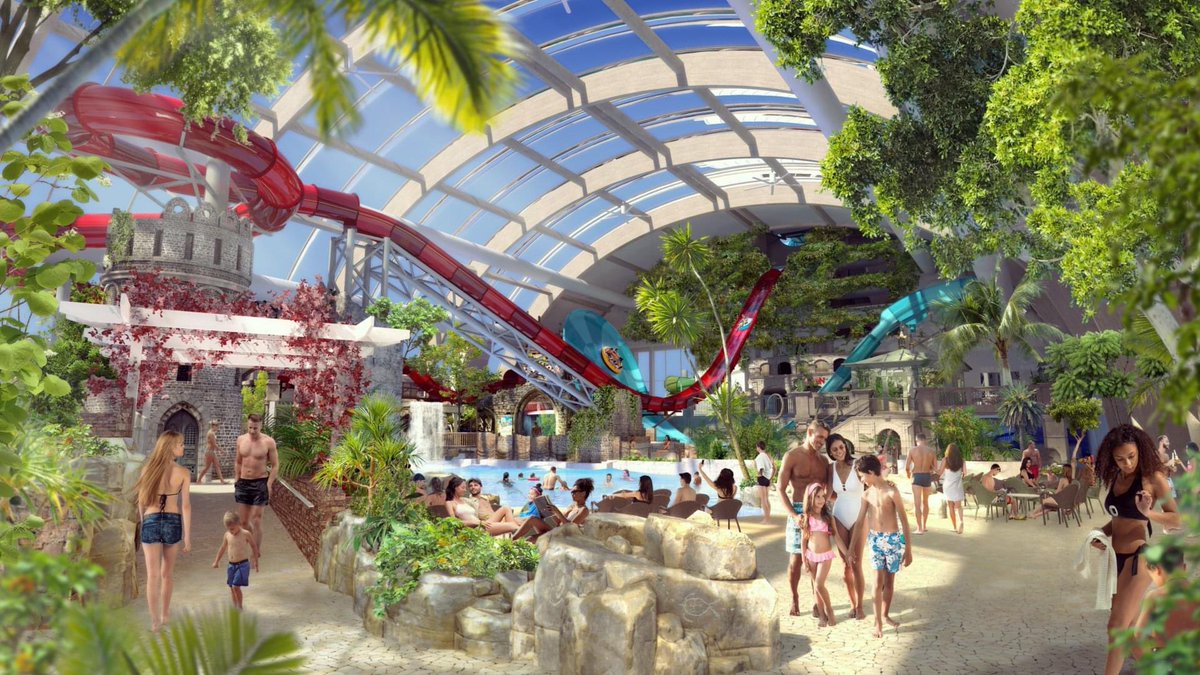 ThemeParkWW's tweet photo. Liseberg in Sweden have just announced that their new Water Park will be called Oceana! Construction has now started on this huge new Water Park and will feature 14 different attractions all with heavy theming! @Liseberg https://t.co/tK4MEjxsQs