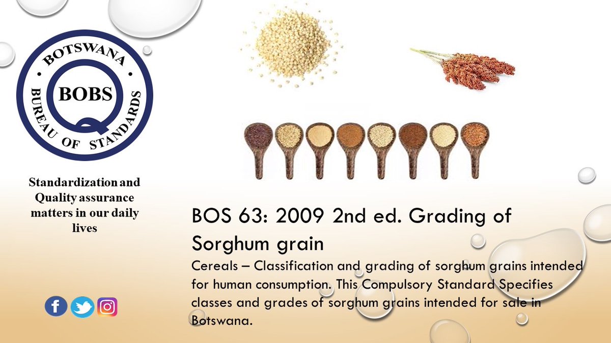 BobsMarketing's tweet photo. Are you in the business of Sorghum grain,,get yourself a copy of grading of sorghum grains and improve your product quality. Standardization and Qualify assurance matters in our daily lives.

#Standards_for_Quality_Control 
#Improved_Product_Quality
#Service_Efficiency https://t.co/Mhjrk2cSHF