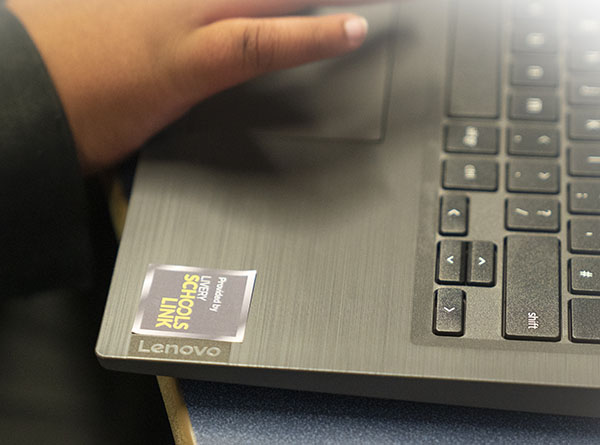 George_Greens's tweet photo. Thanks to @LiveryLSL more of our students can get online. This generous donation supported us to purchase 23 Chromebooks. Let’s close the digital divide together. #ThankYou #LiverySchoolsLink #digitaldividefund Read what David Barker, Trustee of LSL says: https://t.co/BdAJZmb2Pj https://t.co/3tJMd856rd