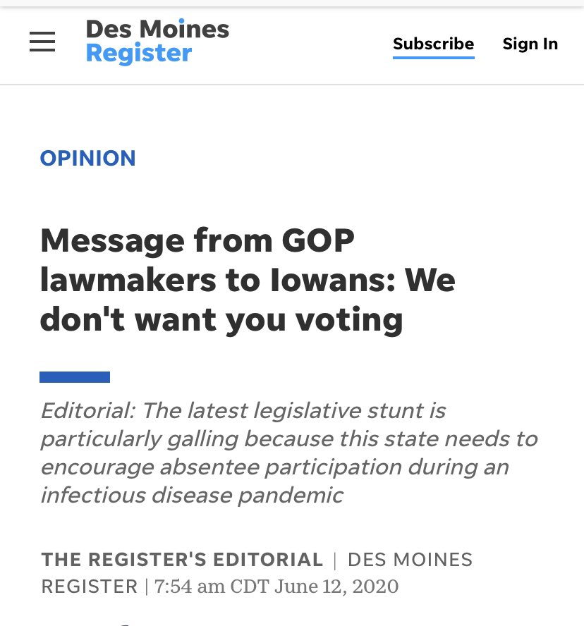 Hi  @AndrewYang,It’s not a mystery. We don’t need to “figure it out it”, it’s voter suppression, decades of hyperpartisanship, rolled up in disinformation. When Obama was elected in Ohio and Iowa in 2008 and 2012 that was before the Voting Rights Act was gutted in 2013.  https://twitter.com/andrewyang/status/1326507419543941121