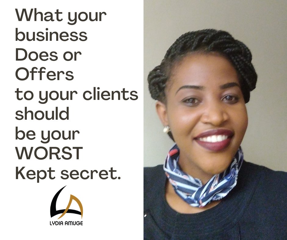 LydiaAmuge's tweet image. It&apos;s good to keep secrets but not all secrets are meant to kept. 

Tell the world in the comments what you do, no matter how big or small. 

#Wemustknowyoutopayyou
#Businessunleashed