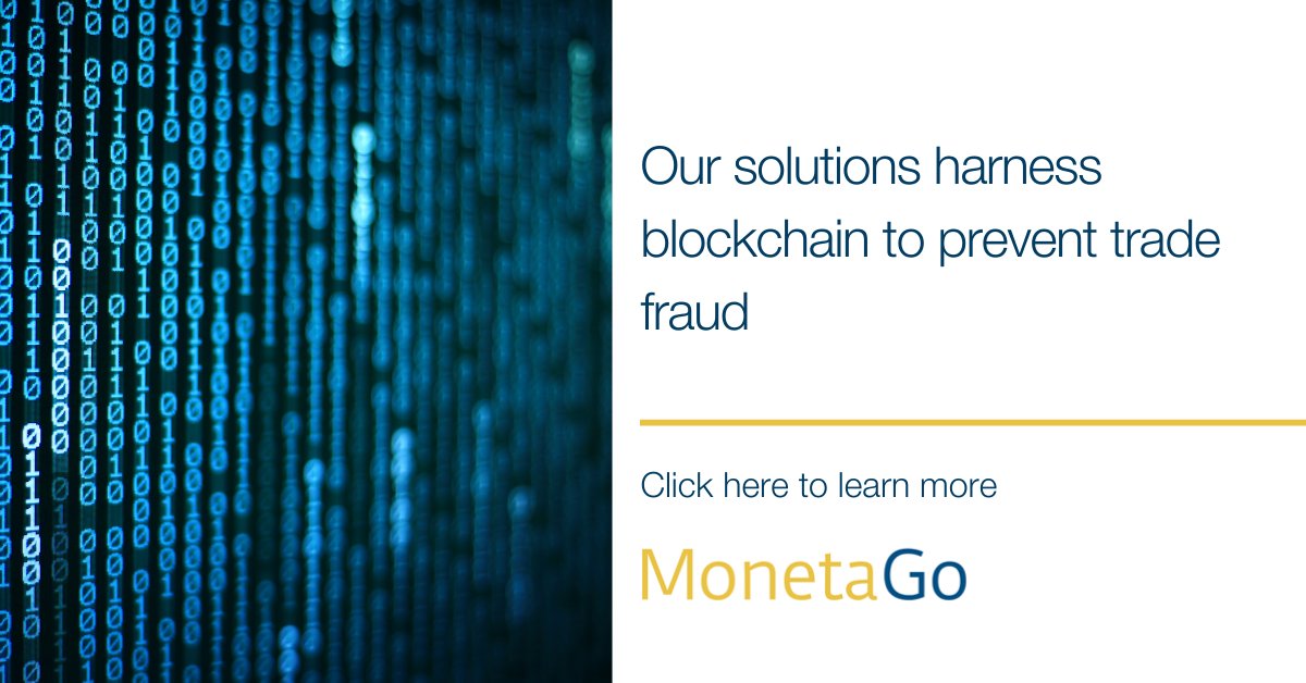 Monetago's tweet photo. MonetaGo’s #technology prevents #TradeFraud, maintains privacy and enables critical real-time decision making. 
 
Click here to learn how we leverage #blockchain to reduce #fraud: https://t.co/uSpDvWWjes
 
#FinTech #SecureFinancing #Digitization https://t.co/jgZG7NXK0V