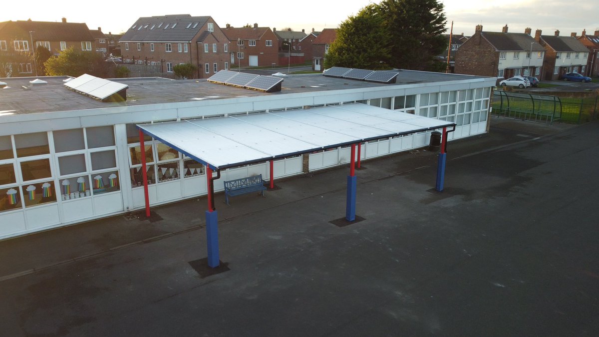 MikoEngineering's tweet photo. One of our bespoke mono-pitched canopies was completed at Seaton Sluice First School a few weeks ago. The 10 x 5m canopy provides a sheltered outdoor teaching, dining and play area. For more information, contact us today!
#bespoke #Engineering #canopy #school https://t.co/bs6SegpWhr