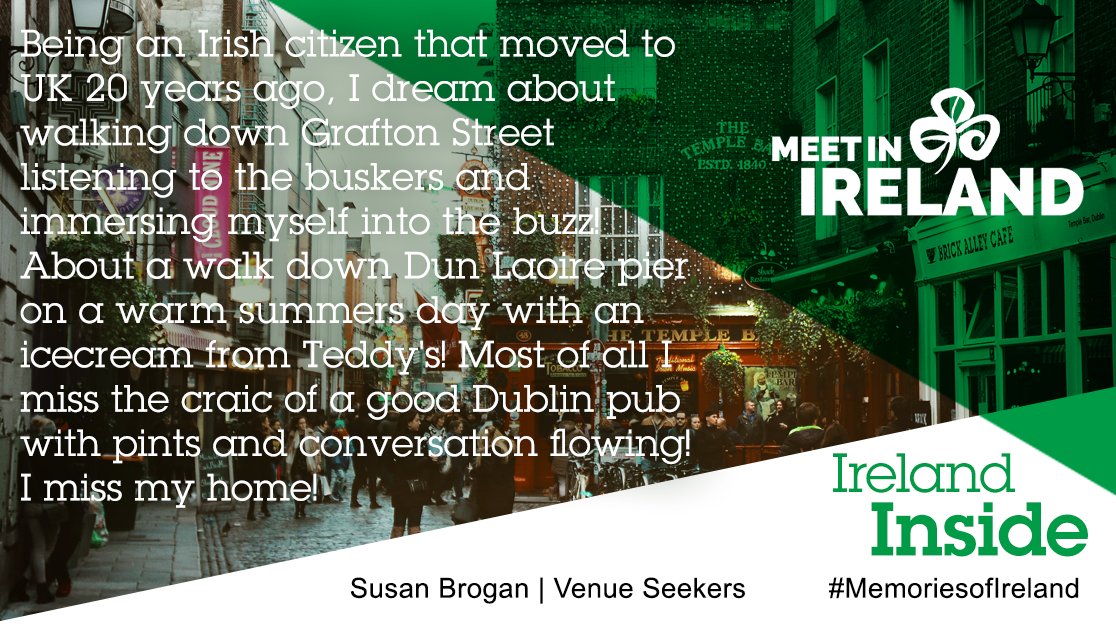 MeetInIreland's tweet image. Our series of #MemoriesofIreland confirms that there really is a bit of #IrelandInside each of us. We cannot wait to connect with #UKEventprofs today and share our Irish hospitality and ‘craic’ during our exciting Meet in Ireland @FailteIreland #IrelandInside event!