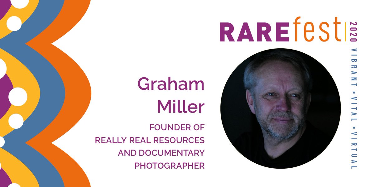 camraredisease's tweet image. Graham Miller, photographer &amp;amp; founder of @ReallyRealRes captures life as it 'really' is for #RareDisease &amp;amp; disadvantaged groups. He joins #RAREfest20 panel led by @Adam_Pearson to discuss how to finesse the art of good conversations about complex subjects bit.ly/RAREFest20