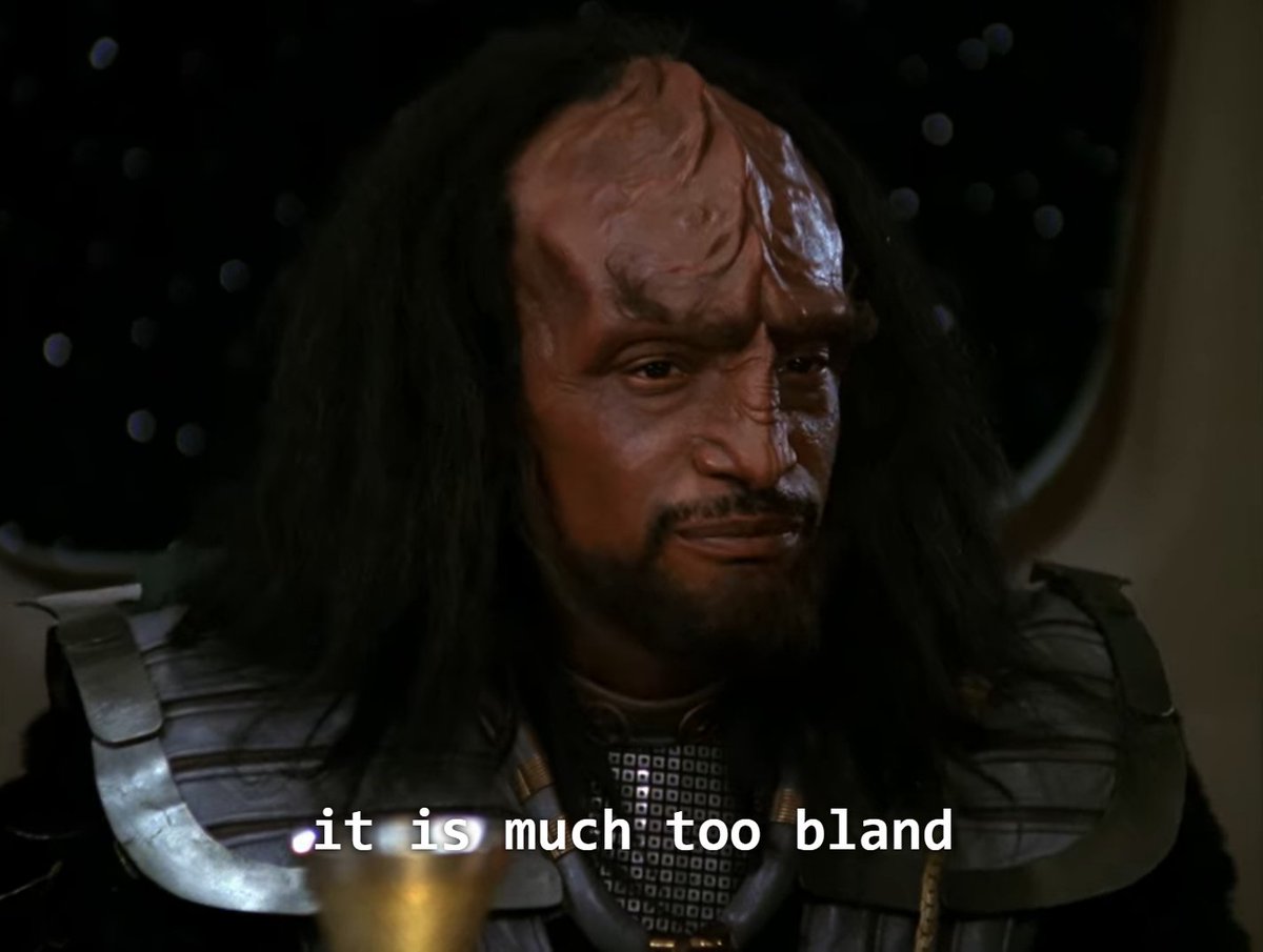 Replicator can make anything but seasoning