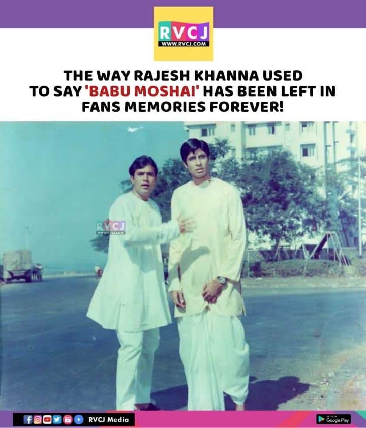 rvcjmovies's tweet photo. Babu Moshai ♥️
#rajeshkhanna #amitabhbachchan #anand #bollywood #rvcjmovies https://t.co/at6AFOtyb7