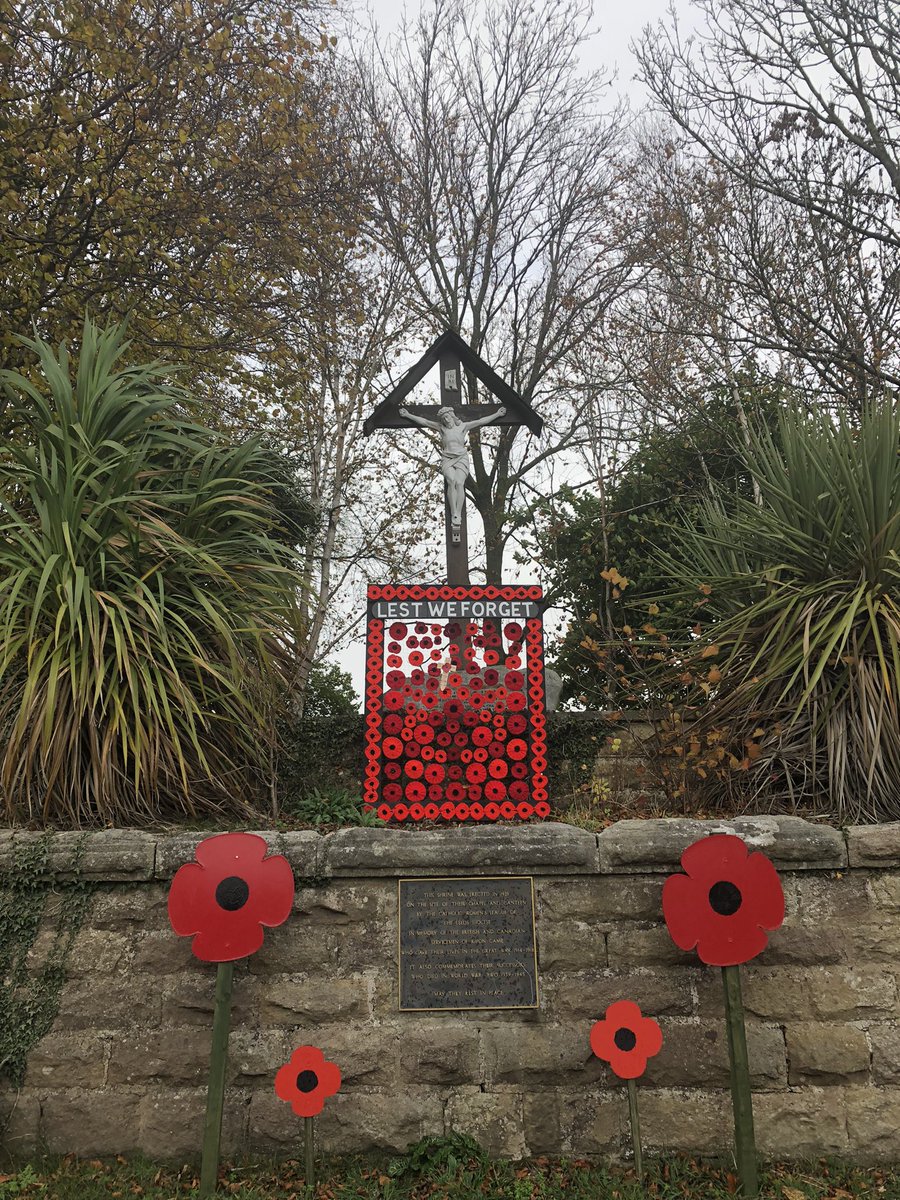 North East to Studley Royal. Here a memorial to the Chapel and canteen established by the Catholic Women’s League from Leeds. The location was a highlight of Ripon’s sprawling Army Depot.