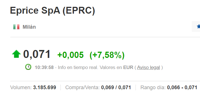 PakBenikasim's tweet photo. #Eprice funcionando. Subimos el Stop justo sobre la entrada y a ver que pasa.
#bolsa https://t.co/MgKLY3X82g