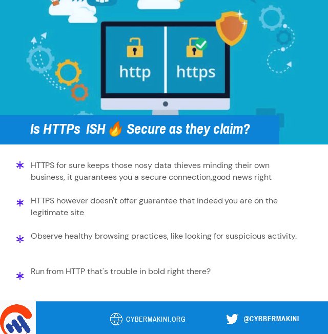 CyberMakini's tweet photo. Is HTTPS a 💯💯💯 Security gurantee?
https://t.co/keZxoL4Sw4
#kaaradaonline #cybermakini #internetsafety #onlinesafety #Cybersecurityawareness https://t.co/qrKDu5egjw