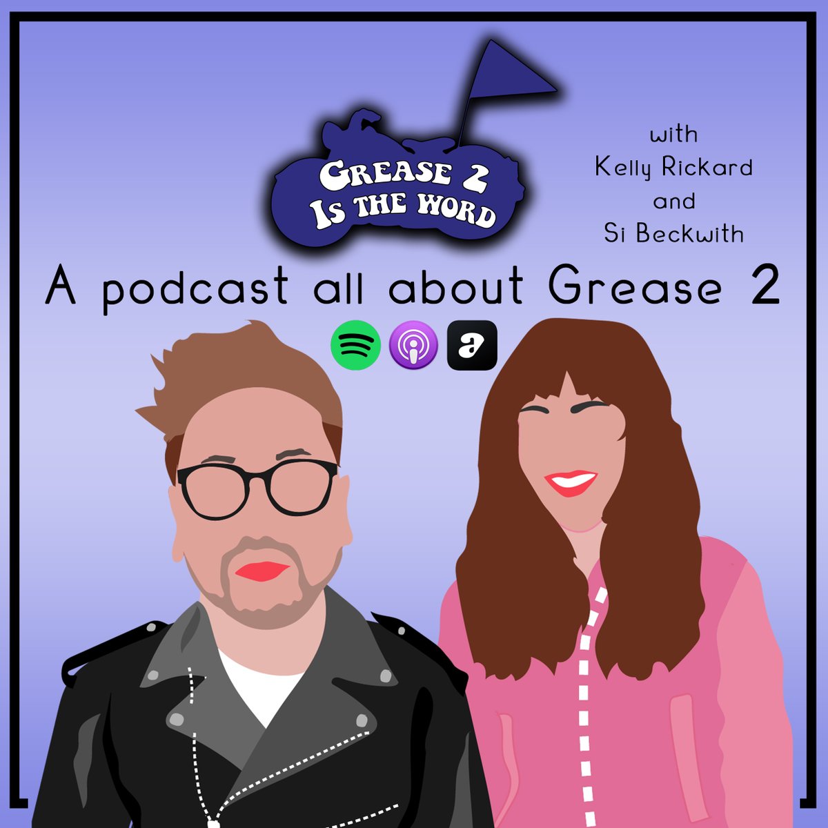 Brand new episode of Grease 2 Is The Word out NOW!
It’s that song where Stef ruins Girl For All Seasons and gets all intimate with ghost Michael.
Listen at these links.
ACAST
bit.ly/g2itwacast
APPLE
bit.ly/g2itwapple
SPOTIFY
bit.ly/g2itw
#grease2