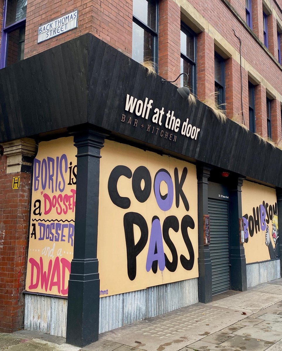 AccidentalP's tweet image. &quot;Vandals got to your bar and kitchen again, Boris?&quot;