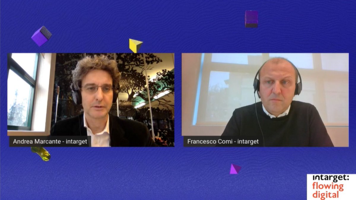 Inizia il workshop di <a href="/intargetnet/">Intarget</a> insieme ad Andrea Marcante, Managing Director di intech, e Francesco Comi, Chief Business Development Officer, intarget
Argomento: #DataMachineLearningAI
#IABForum #IABForum2020  #WelcomeToMetaverse <a href="/IABItalia/">IAB Italia</a>