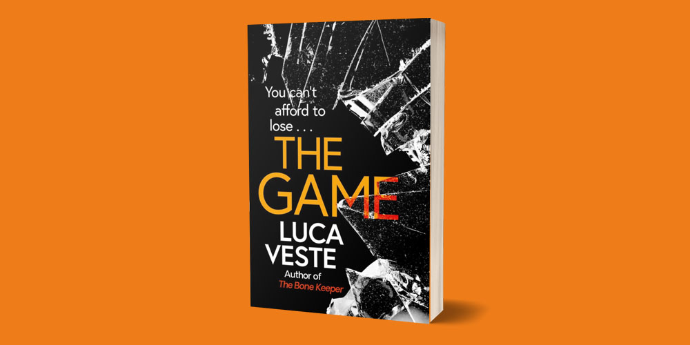 To celebrate #TheGame <a href="/LucaVeste/">Luca Veste</a> hitting the virtual shelves, we have x5 copies to give-away courtesy of <a href="/simonschusterUK/">Simon & Schuster UK</a> , simply RETWEET to win.
 
Make sure you’re following CrimeFest so we can DM you for your postal address if you’re one of the five winners picked at random!