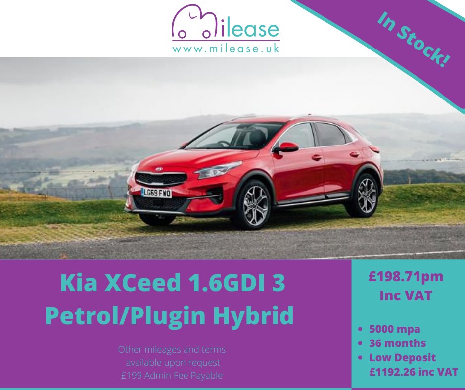 Mileasecars's tweet photo. 🔥 Automatic Petrol/Electric Hybrid Plug in for less than £200 Per Month🥊🔥

🧨 Kia Xceed SUV 1.6 GDi PHEV 8.9kWh 139PS 3 5Dr DCT [Start Stop]

🎇 Combined Fuel Consumption 201.8mpg❗❗❗

#Carleasing #Hybrid #KiaXceed #Kiamotors #Leaseyournextcar https://t.co/B4BOms677Y