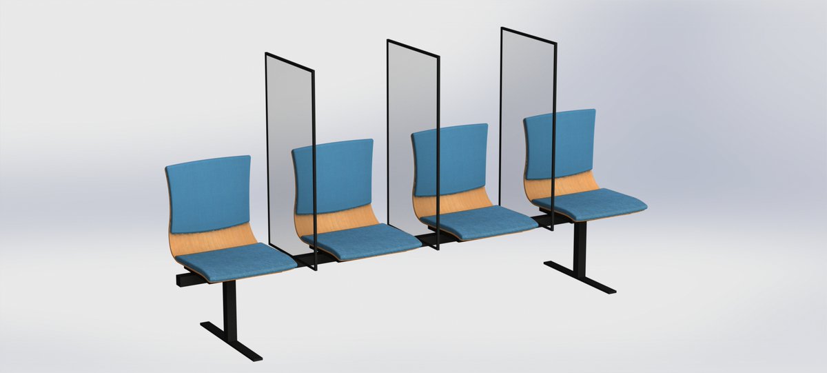 summit_1977's tweet photo. Our development team are working on a research project for an SHA to re-evaluate medical waiting room seating. The   traditional virtues of #beamseating are still relevant but with some adaptions they remain a great solution. #healthcare #COVID19    https://t.co/5PliXYAnmB https://t.co/e6vdQaAiZt