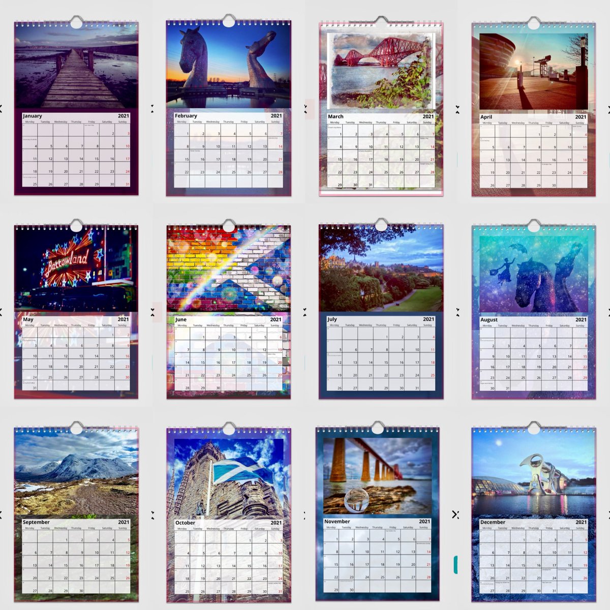 Kierbro's tweet photo. Time truly running out to get your calendar orders in! Don’t condemn yourself to a dreary 2021-add a splash of colour to your days! £25 incl.p&amp;p, choose your own images or from images below PLUS you’ll get all pictures as downloads to print at your pleasure! Only a few days left! https://t.co/o8nWjwWHSl