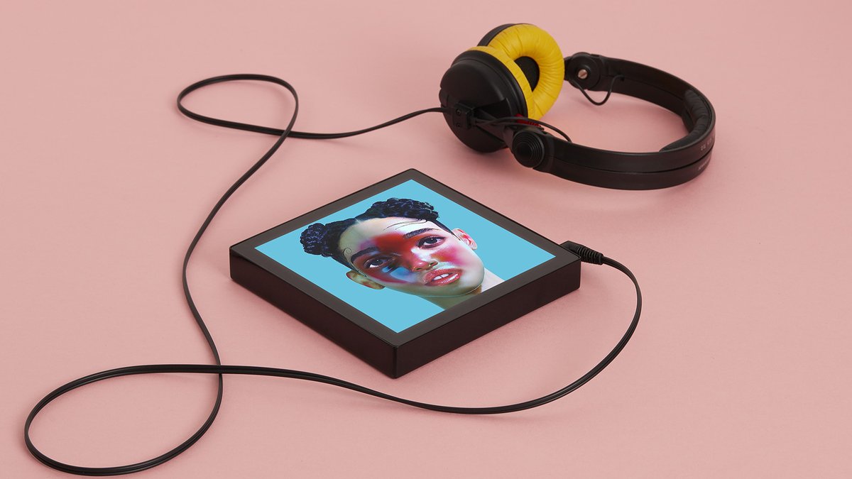 Design_Week's tweet photo. This music player wants to put album artwork front and centre in the age of streaming: https://t.co/iYe2fpNX2E https://t.co/FQEyh8y0WG