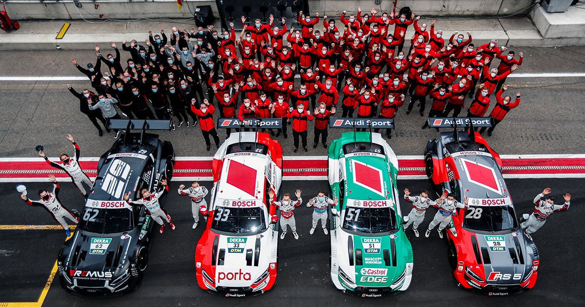 audisport's tweet photo. MEDIAINFO: Farewell: Audi RS 5 DTM breaks numerous records
>> https://t.co/lzlIW3QhBz
#PerformanceIsAnAttitude #DTM #ranDTM #ThanksToDTM https://t.co/Zr8UYkZrRv