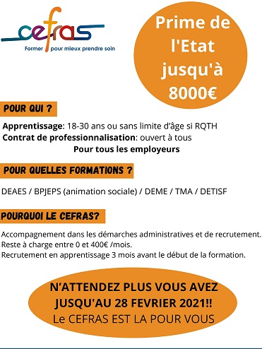 CEFRASformation's tweet photo. Apprentissage : plus d'informations en contactant le CEFRAS de votre département de résidence https://t.co/74GlOEyNJj