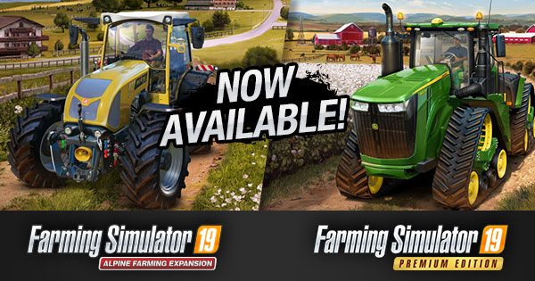 Een zin envelop Oorzaak Farming Simulator on Twitter: "Time to climb mountainous grasslands with  the Alpine Farming Expansion and Premium Edition! 🗻 Brand-new map in the  Alps! 🚜 More than 30 new machines! ⭐ Now available