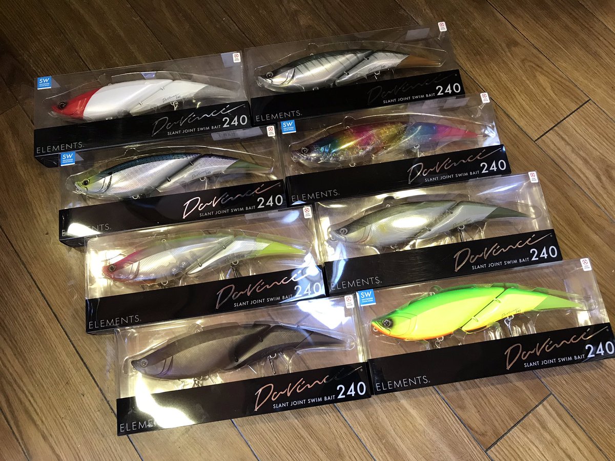 lunkers946's tweet photo. #エレメンツ #ダヴィンチ240 入荷です。2020年度最終入荷です‼️
とにかくデカく感じますが、#ダヴィンチ190 で40㌢ぐらいのアメマス釣れちゃいますから240でも50㌢ぐらいのアメマス普通に食ってくる計算になりますね🤣
デカくないデカくない😏👌🎣✨
#elements #davinci240sw #davinci240 #bigbait https://t.co/RKFn81MxtB