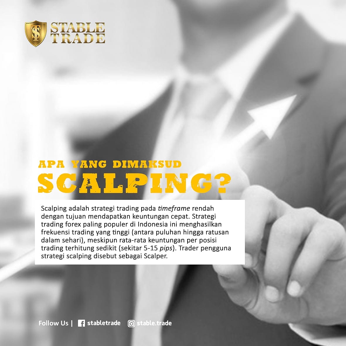 StableTrade's tweet photo. Scalping adalah strategi trading pada timeframe rendah dengan tujuan mendapatkan keuntungan cepat.Trader pengguna strategi scalping disebut sebagai Scalper
.
.
Website    : https://t.co/kR1aeOLAe3
Telegram : https://t.co/PtPOnKhr9g
FB : https://t.co/av6bAwaqYg https://t.co/3Cf0TCGl1m