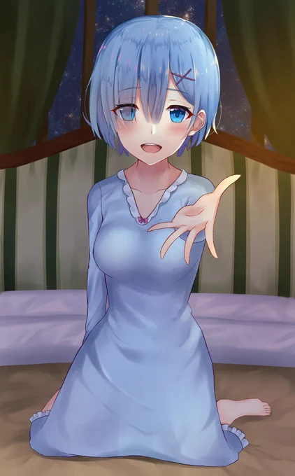 スバルくんだけのレム
 #rezero #リゼロ #イラスト 