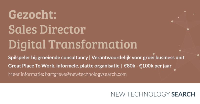 gvkampen's tweet photo. Wij zoeken een Sales Director Digital Transformation voor een succesvolle consultancy. Verantwoordelijkheid voor het commerciële succes en de groei van de business unit. Ervaring met ECM en BPM is noodzakelijk. 
Bekijk de vacature op: https://t.co/iKgQoeZ8fX 
#sales #vacature https://t.co/U4zEP9r4Yf