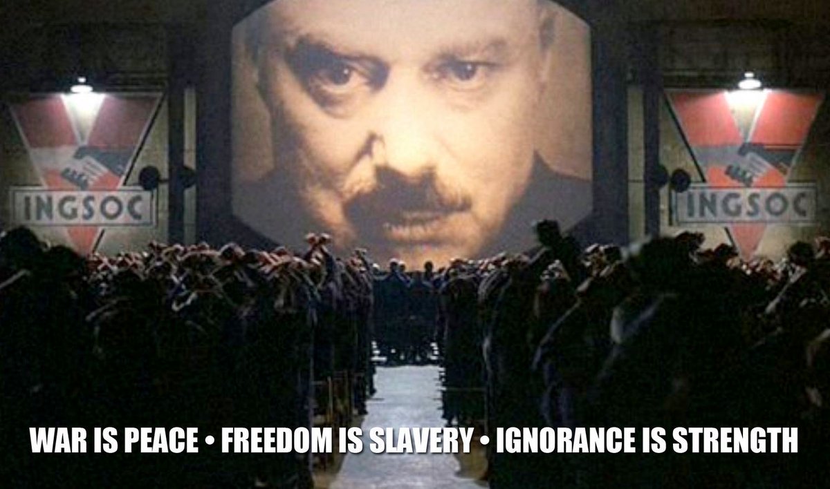 LionelMedia's tweet image. It has been said many times and is now worth repeating. Orwell’s 1984 was never intended to be an instruction manual.