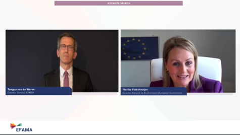 In her keynote speech <a href="/florikafink/">Florika Fink-Hooijer🇪🇺</a> from <a href="/EU_ENV/">EU Environment</a> emphasized that the EU aims to be and remain the world leader on Sustainable Finance. She also underscored that a large part of the recovery needs to be green and financed by private capital. 

#IMF2020 #sustainablefinanceeu #CMU