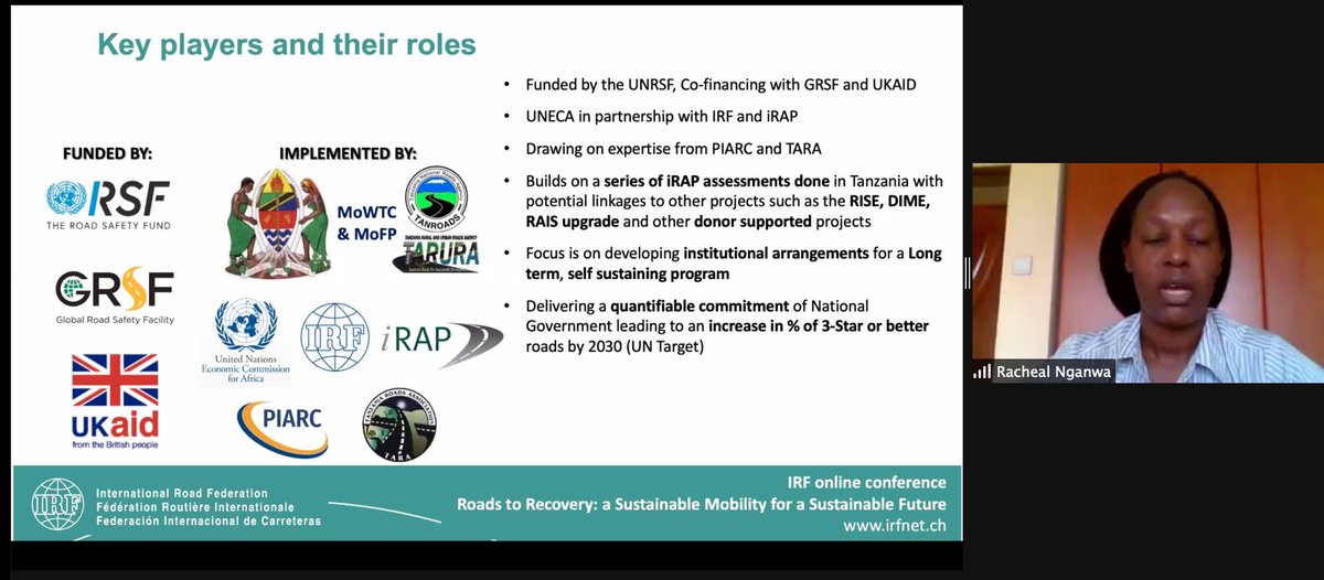 IRFofficial_org's tweet photo. Key players in #Tanzania Ten Steps Plan on #RoadSafety
@RachealNganwa AfricaRap Lead
#IRF4Recovery #RoadSafety #Roads #Sustainability #SustainableRoads https://t.co/FIyHPVHZRG