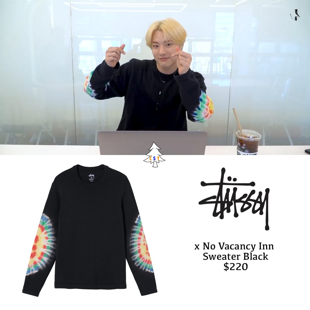 値下げ可】stussy × no vacancy inn コットンニット timepharma.com
