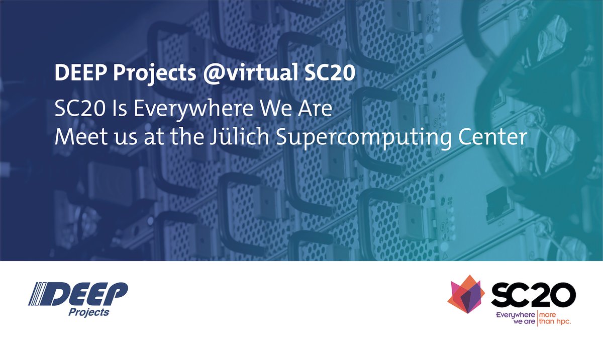 DEEPprojects's tweet photo. Attending #SC20? Make sure to visit #DEEPprojects at @fzj_jsc booth to learn about the Modular Supercomputing Architecture #MSA and our prototype! ➡️ https://t.co/ChVA4zLjdZ #MoreThanHPC #GoModular #HPC https://t.co/VgzfOguObN