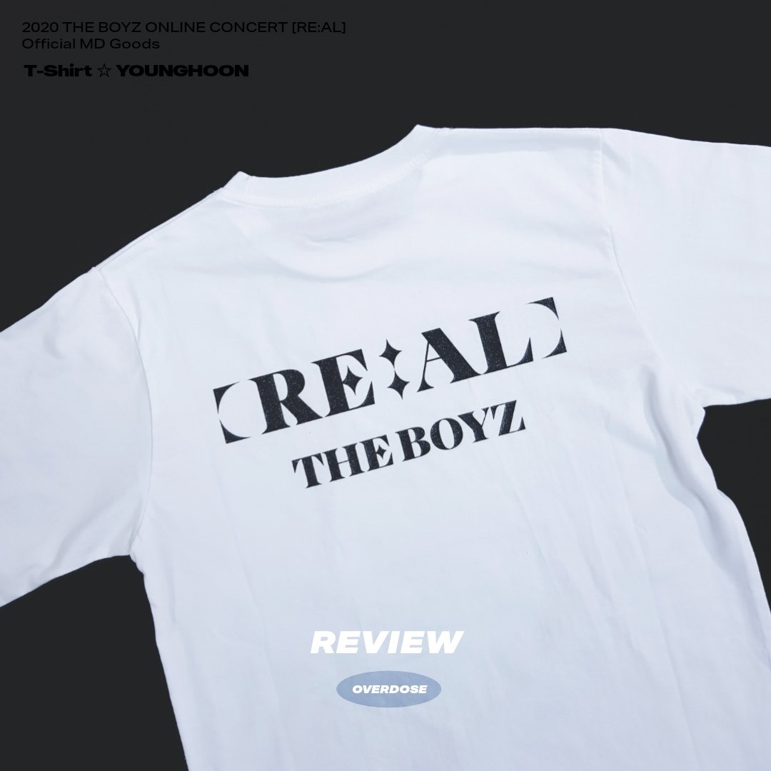 overdose_YH's tweet photo. 2020 THE BOYZ ONLINE CONCERT [RE:AL]
Official MD Goods _ REVIEW
✦ T-Shirt 

#YOUNGHOON #영훈
#THEBOYZ #더보이즈

🗂  #studio_OVERDOSE
🔻 https://t.co/ZBJG1RiLJH